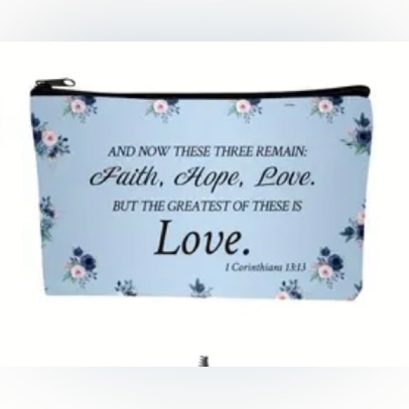Inspirational Christian Zipper Pouch - Picture 1 of 7